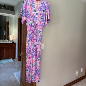 Lilly Pulitzer Pink and Purple Floral Dress